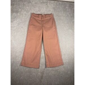 a loves a wide leg‎ cropped pants mauve trousers 4